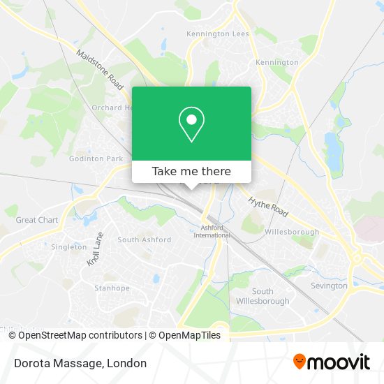 Dorota Massage map
