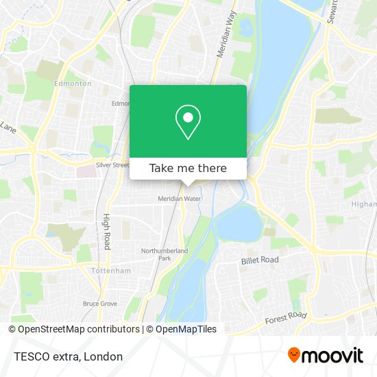 TESCO extra map