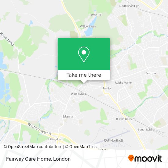 Fairway Care Home map