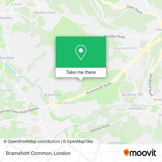 Bramshott Common map