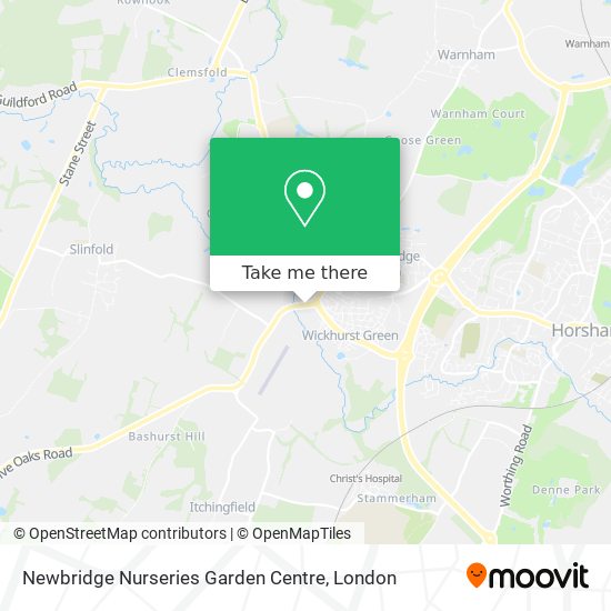 Newbridge Nurseries Garden Centre map