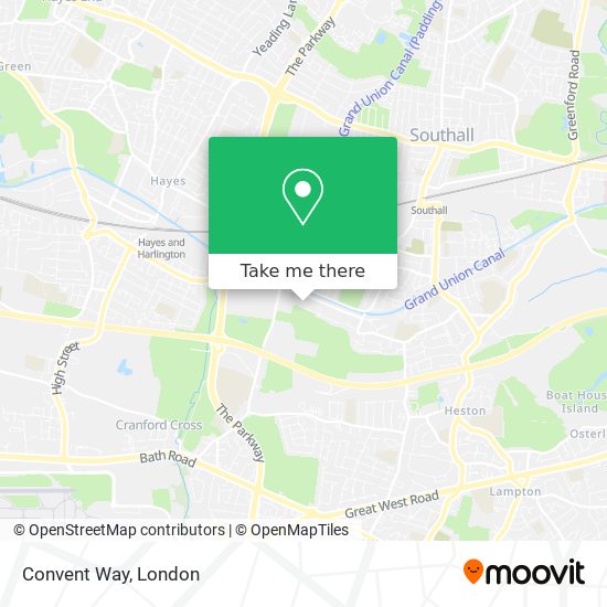 Convent Way map