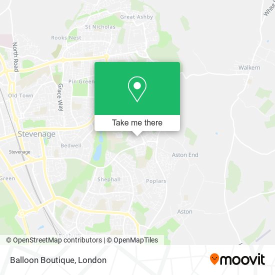 Balloon Boutique map