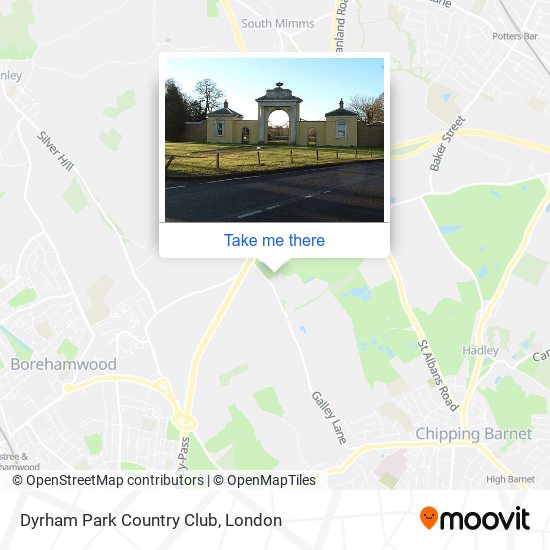 Dyrham Park Country Club map
