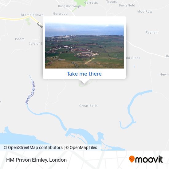 HM Prison Elmley map