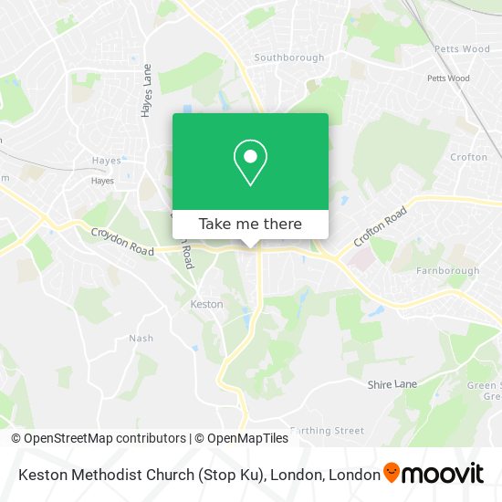 Keston Methodist Church (Stop Ku), London map