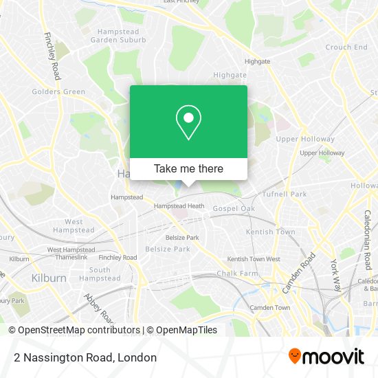 2 Nassington Road map