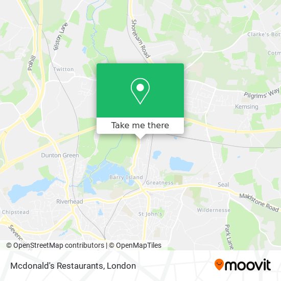 Mcdonald's Restaurants map
