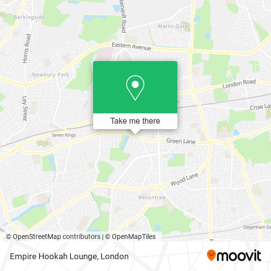 Empire Hookah Lounge map