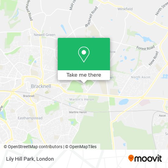 Lily Hill Park map