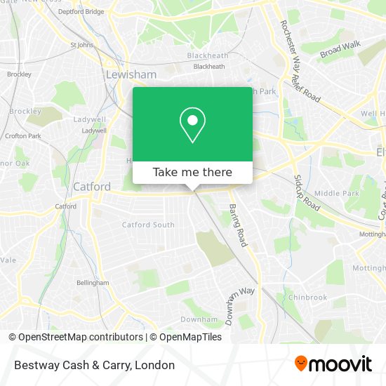 Bestway Cash & Carry map