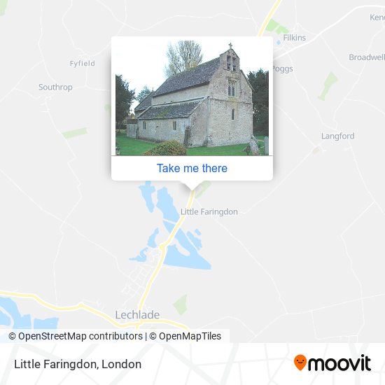 Little Faringdon map