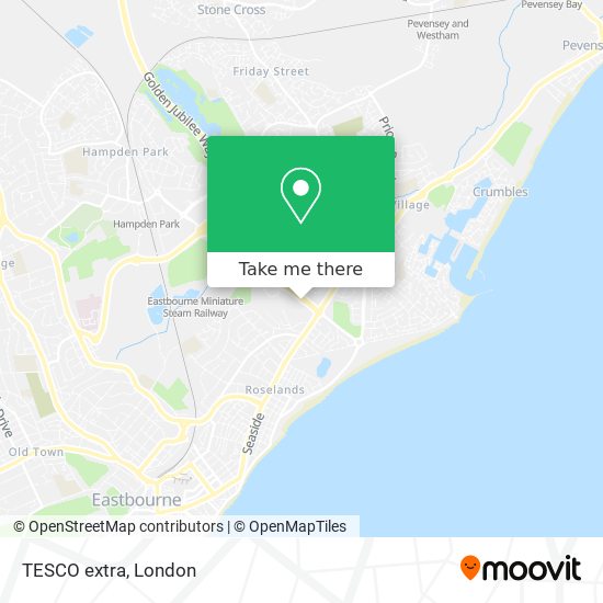 TESCO extra map