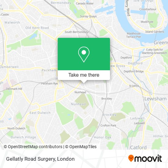 Gellatly Road Surgery map
