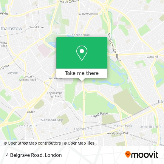 4 Belgrave Road map