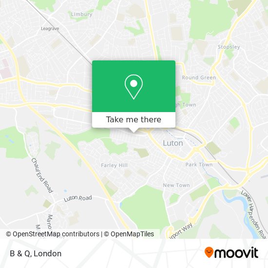 B & Q map