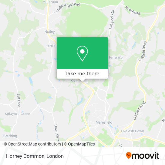 Horney Common map