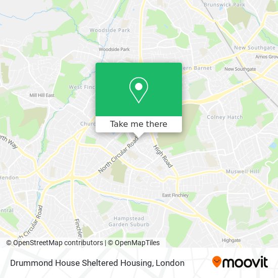 Drummond House Sheltered Housing map