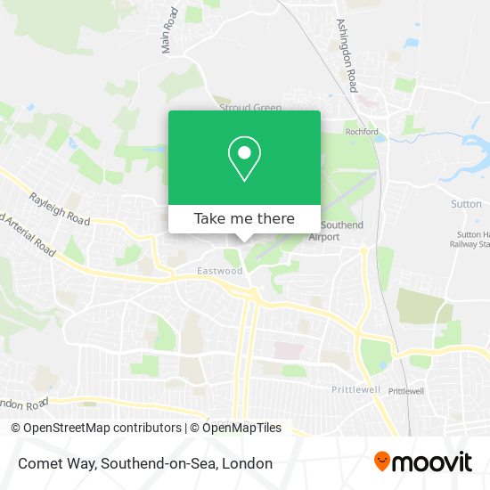 Comet Way, Southend-on-Sea map
