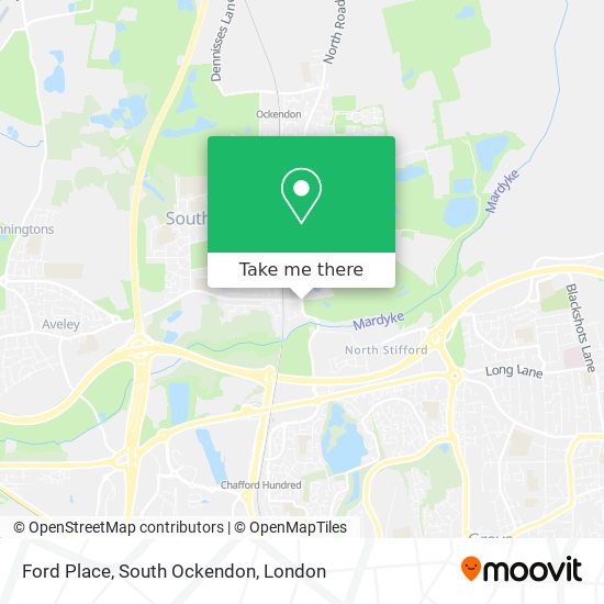 Ford Place, South Ockendon map