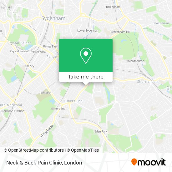 Neck & Back Pain Clinic map