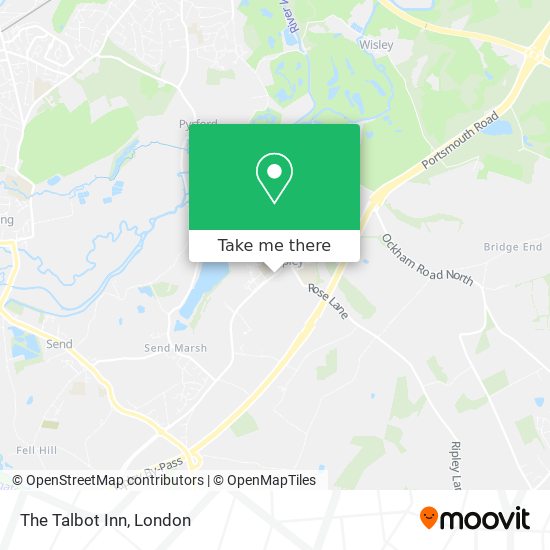 The Talbot Inn map