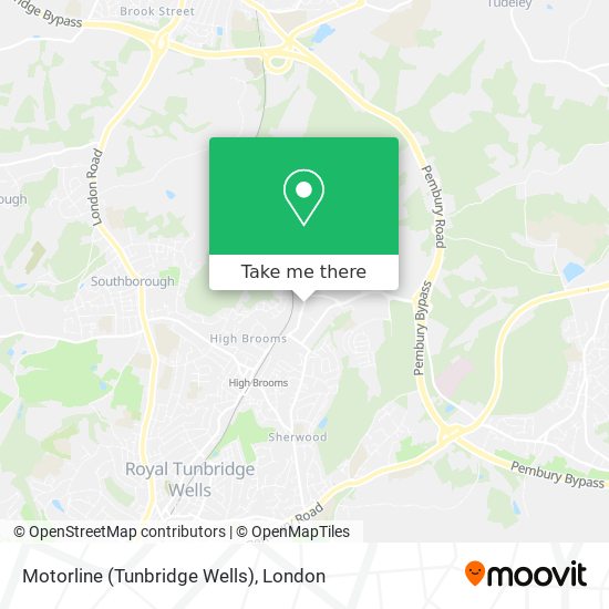 Motorline (Tunbridge Wells) map
