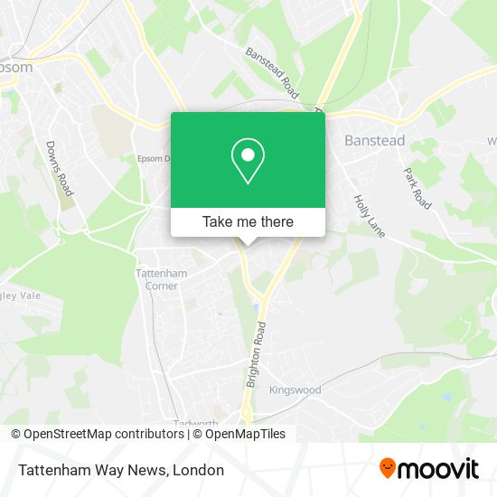 Tattenham Way News map