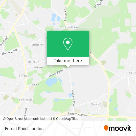 Forest Road map
