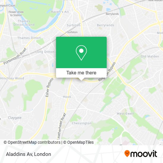 Aladdins Av map