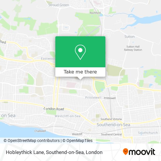 Hobleythick Lane, Southend-on-Sea map
