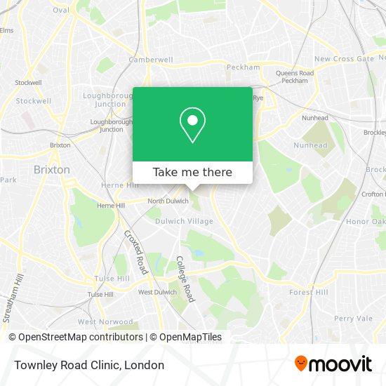 Townley Road Clinic map