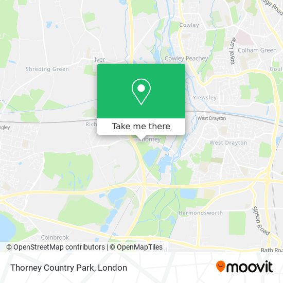 Thorney Country Park map