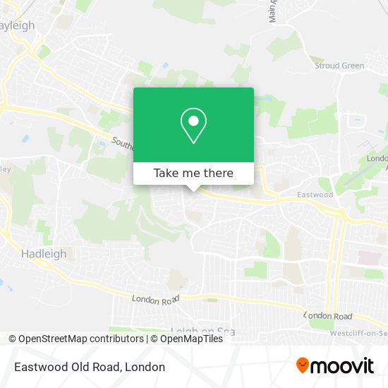 Eastwood Old Road map