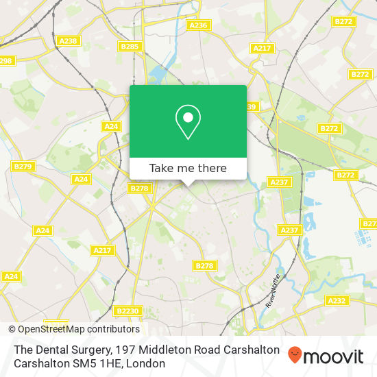 The Dental Surgery, 197 Middleton Road Carshalton Carshalton SM5 1HE map