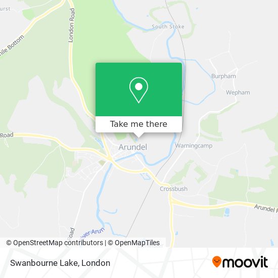 Swanbourne Lake map