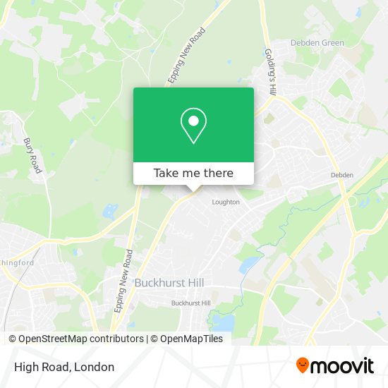 High Road map