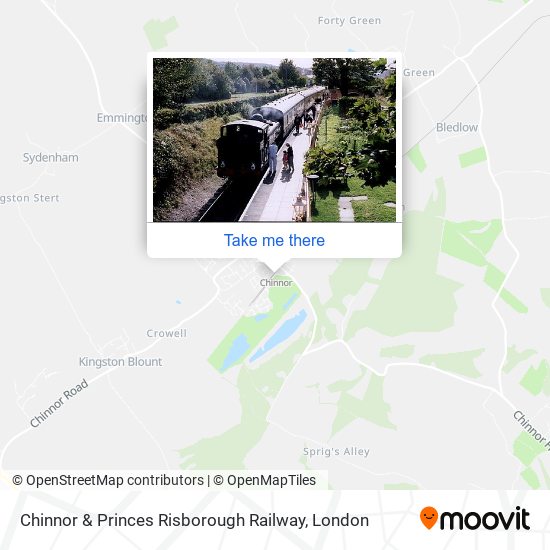 Chinnor & Princes Risborough Railway map