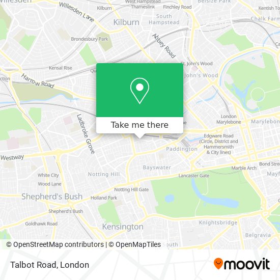 Talbot Road map