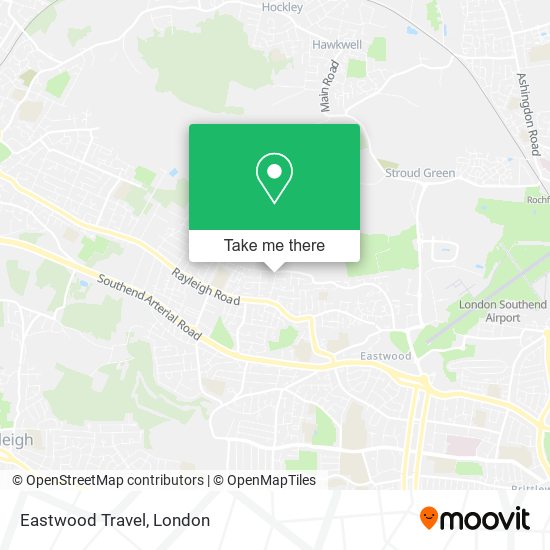 Eastwood Travel map