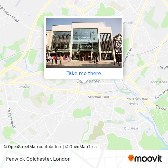 Fenwick Colchester map