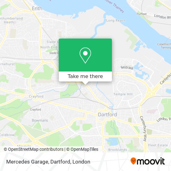 Mercedes Garage, Dartford map
