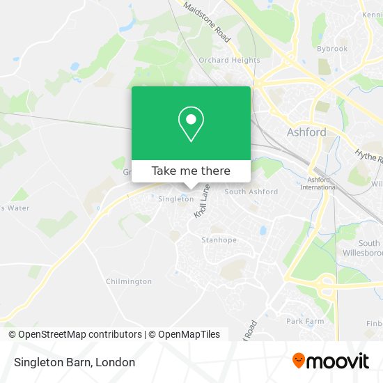 Singleton Barn map