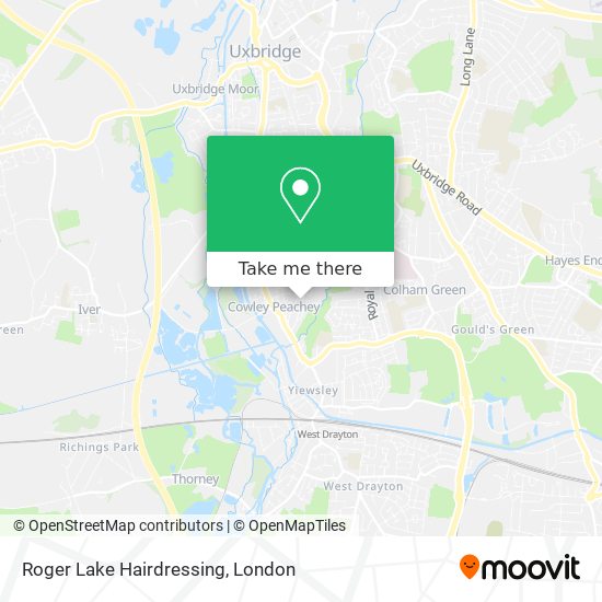 Roger Lake Hairdressing map