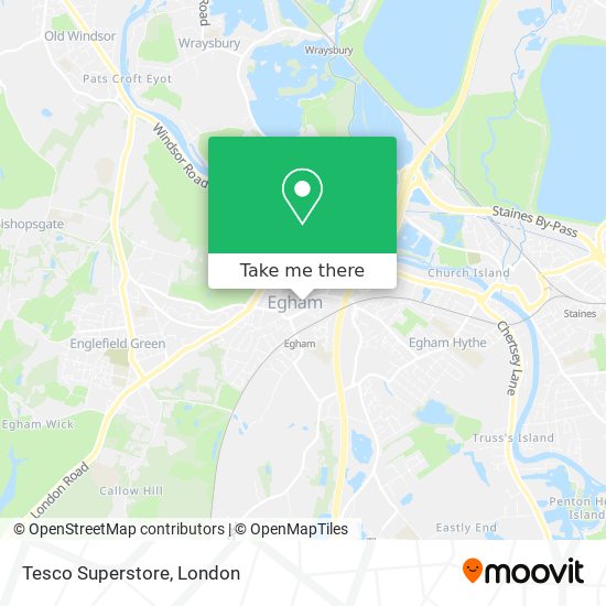 Tesco Superstore map