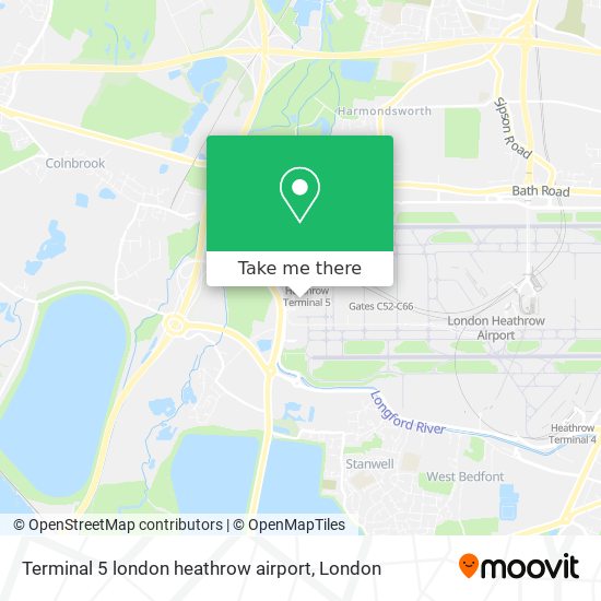 Terminal 5 london heathrow airport map