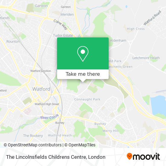 The Lincolnsfields Childrens Centre map