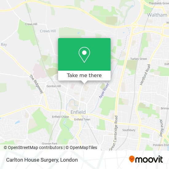 Carlton House Surgery map