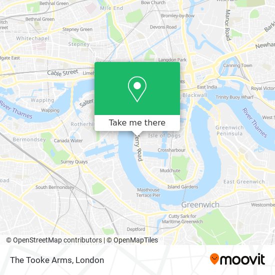 The Tooke Arms map
