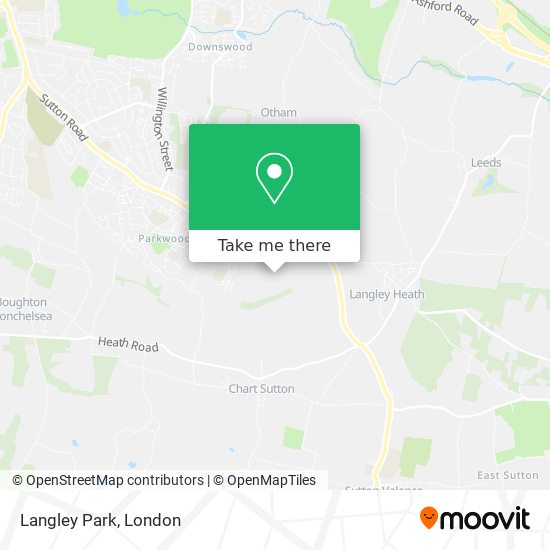 Langley Park map